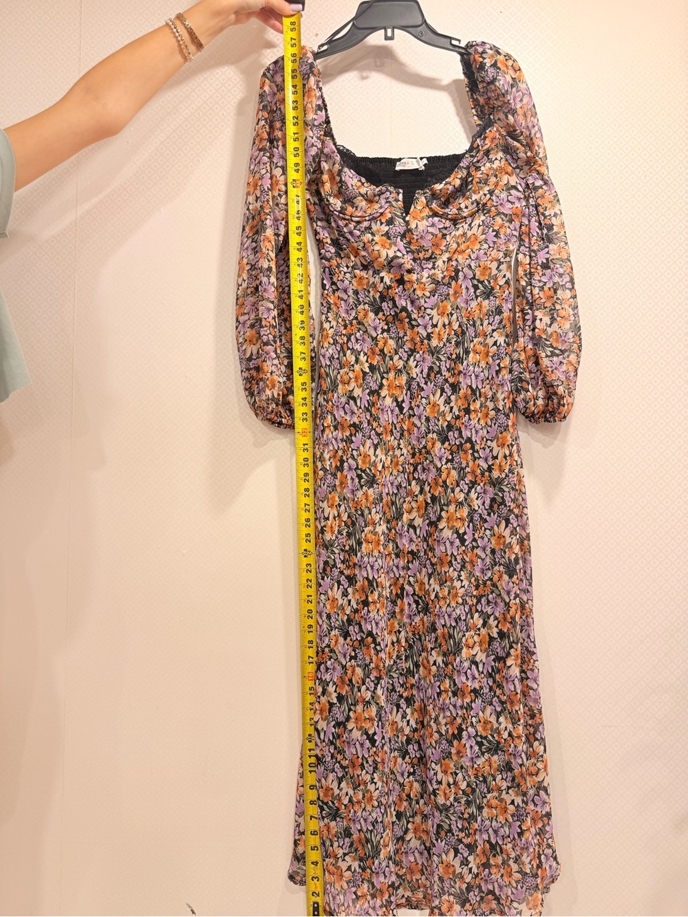 ASTR The Label Sylvie Floral Maxi Dress Size M Romantic Event Dress - Picture 3 of 16